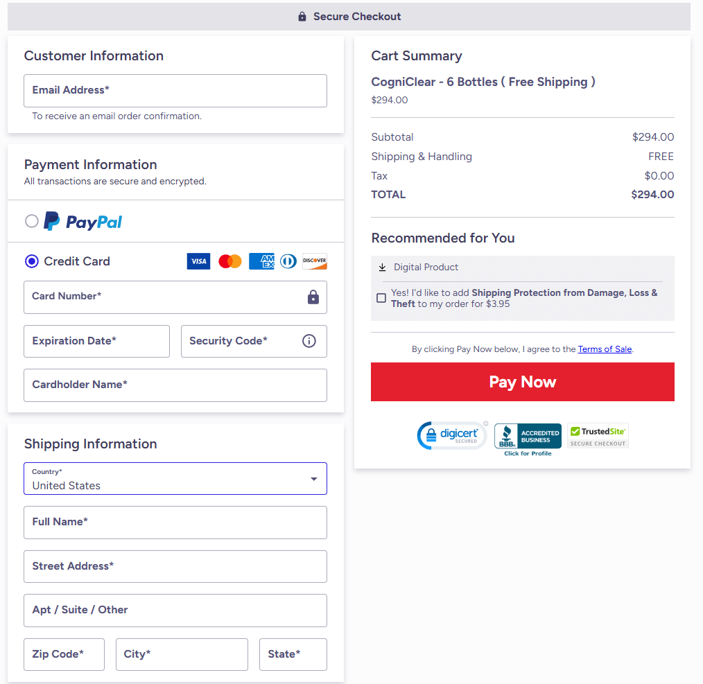 CogniClear official website